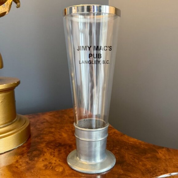 Jimy Mac's Pub Langley, BC Beer Glass - Picture 1 of 7